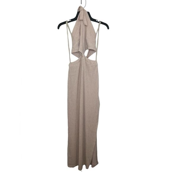 Rumer The Label x Revolve Nude Resortwear Cassidy Maxi Dress Size Medium - Picture 2 of 12